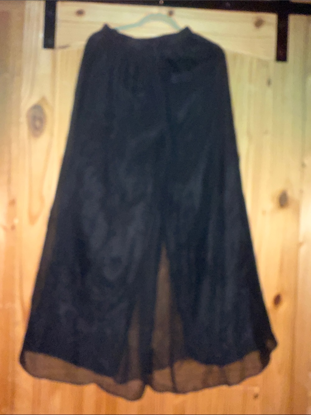 Black Wide-Leg Palazzo Pants size 6 witch Halloween costume